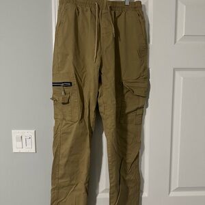 Zara Men's Khaki Cargo Pants
